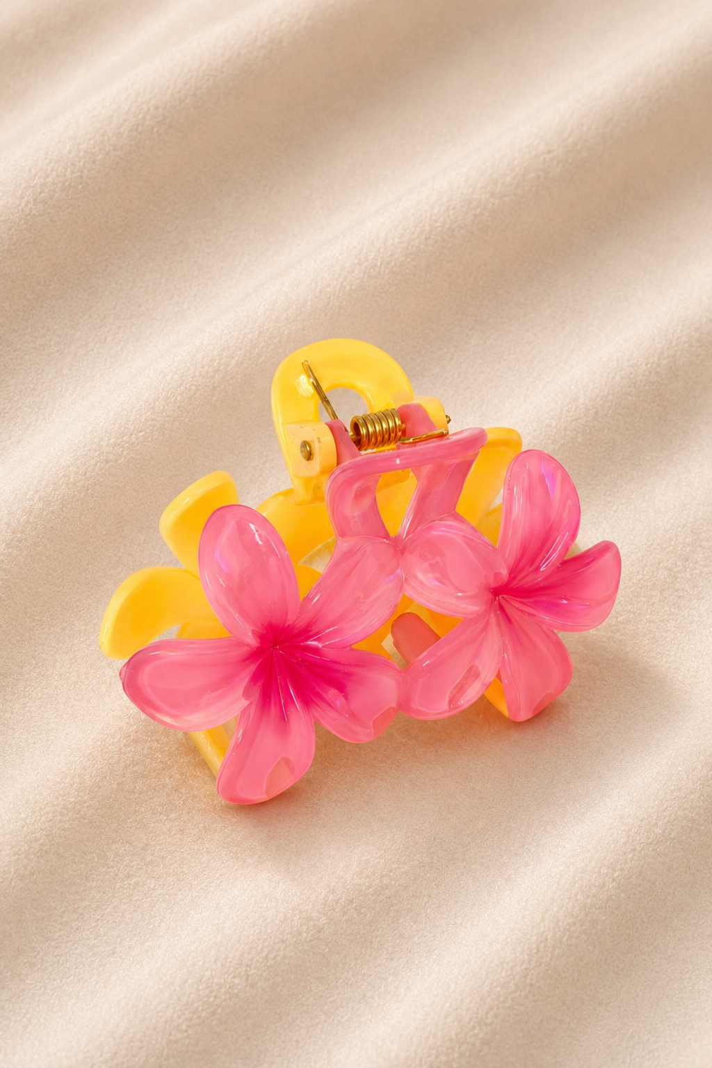 Flower claw clip
